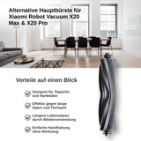 Alternative Hauptbürste für Xiaomi Robot Vacuum X20 Max X20 Pro