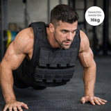 Verstellbare One Size Gewichtsweste 16kg Trainingsweste Weste