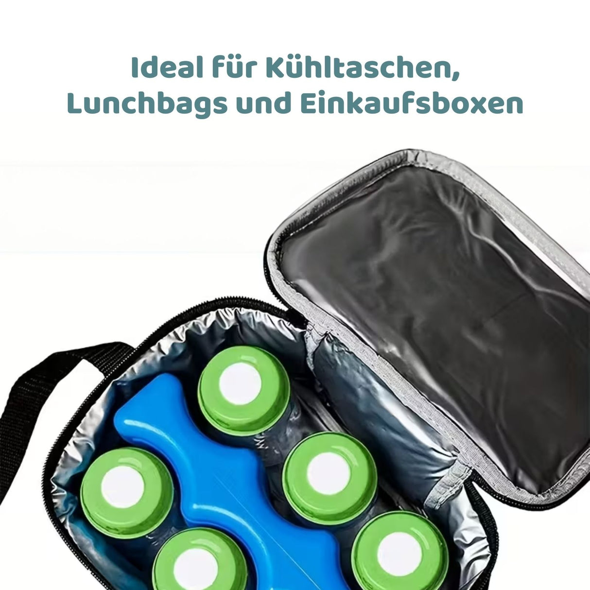 2er-Set Kühlakku Kälteakku Kühlelement Gefrierakku Kühlpack Eisakku