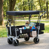 Bollerwagen mit Aufbewahrungstaschen Leiterwagen mit Zusatztaschen