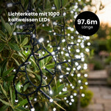 LED-Gartenbeleuchtung 97m Gartenleuchte Outdoor-Dekoleuchte