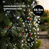 LED-Lichterkette 67.9m Lichtergirlande Beleuchtung Dekolichter Leuchte