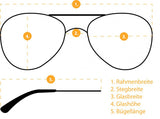 Cat Eye Vintage Retro 80er Sonnenbrille UV400 - Weiss