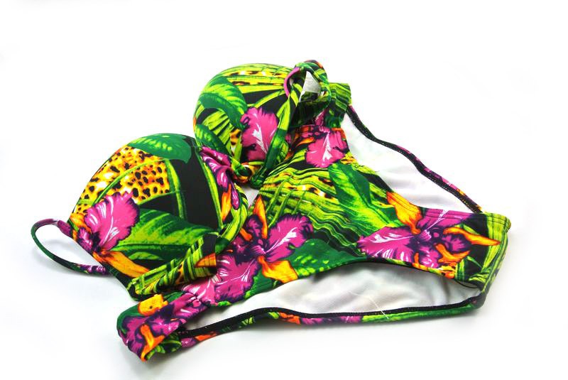 Bikini Victoria Farbig Blumenmuster / Grösse L
