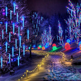 Meteor-Lichter 2.8m LED Weihnachtslichter Eiszapfen Wassertropfen Girlande