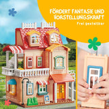 Puppen Haus Spielhaus Möbel Spielzeug Stube Villa Residenz Schloss