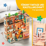 Puppen Haus Villa Spielhaus Möbel Spielzeug Stube Residenz Schloss