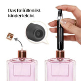 2er-Set Mini-Parfümzerstäuber 8ml Parfum Vaporisateur Schwarz