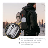 Campingbesteck-Set Outdoor Essbesteck 4-teilig Cutlery mit Beutel