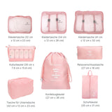 Koffer-Organizer Reisebeutel Aufbewahrungsbeutel Packsack Set