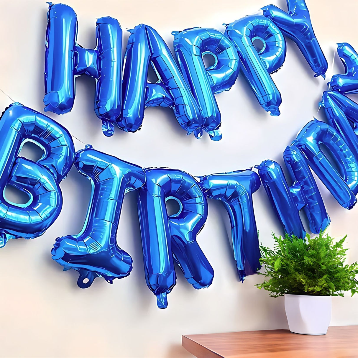 Buchstabenballon F Blau Geburtstagsparty Ballon Folienballon 80cm