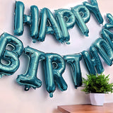 Buchstabenballon E Blau Geburtstagsparty Ballon Folienballon 40cm