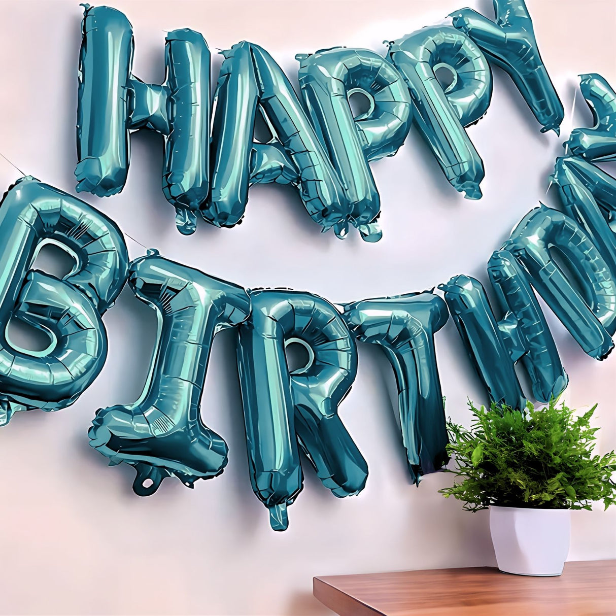 Buchstabenballon L Blau Geburtstagsparty Ballon Folienballon 40cm