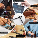 8in1 Multi-Kugelschreiber Multifunktionsstift Touchpen Wasserwaage Schraubendreher