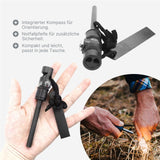 3in1 Feuerstarter-Kit Zündstahl Magnesium-Feuerstahl Feuerstein