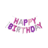 Happy Birthday Buchstabenballon Luftballon Folienballon Girlande