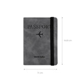 Passport-Wallet mit RFID Blocker Reisepass-Schutzhülle Reisepasshülle Passetui