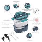Elektrische Lunchbox Essensbox Brotdose beheizbarer Thermobehälter