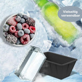 Eisblockform Eiswürfelform Eisblock-Maker Eisblock-Behälter Silikon-Eisform