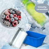 Eisblock-Maker Eisblockform Eisblock-Behälter Eiswürfelform Silikon-Eisform