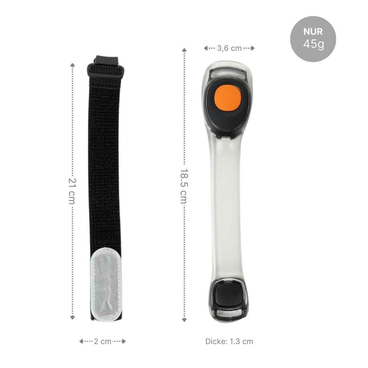 LED-Armband Leuchtarmband Sicherheitsarmband Laufarmband Warnarmband