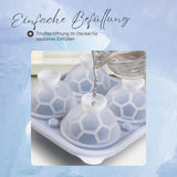 Fussball-Eiswürfelform Eiswürfelbereiter Silikonform Cake-Pop-Form