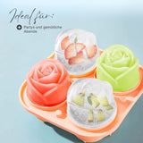 Rosen-Eiswürfelform Eiswürfelbereiter Silikonform Cake-Pop-Form