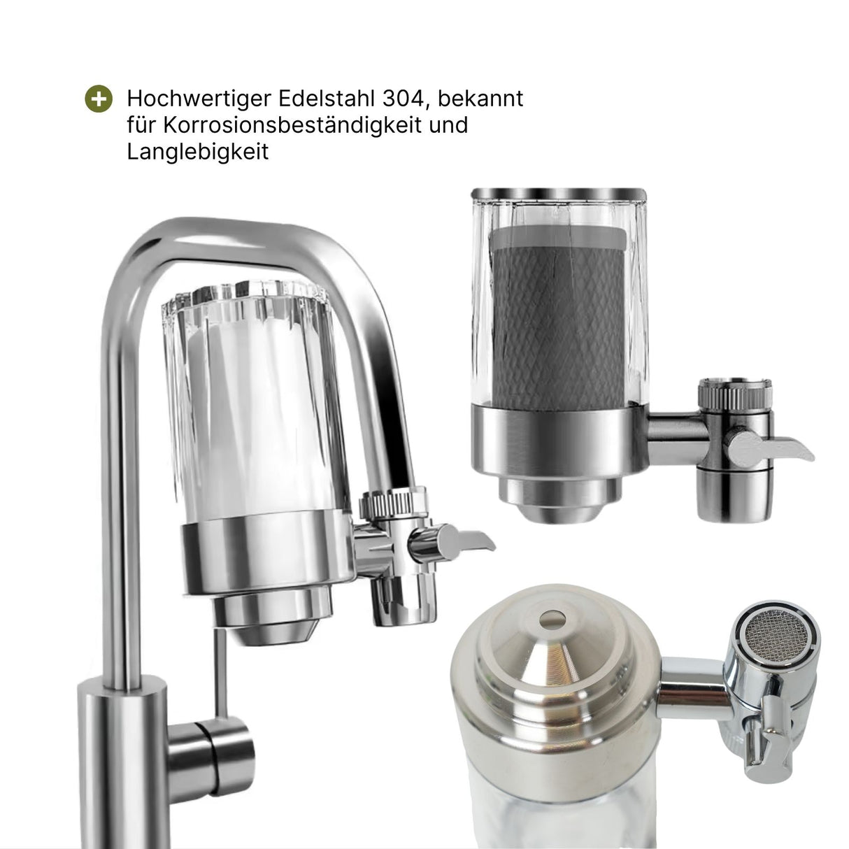 Wasserhahnfilter Leitungswasser-Reiniger Küchenarmatur-Wasserfilter