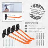 4er Set Wandhaken Reifen-Wandhalterung Autoreifen-Halterung Aufbewahrungshaken