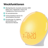 Wake-Up-Light Lichtwecker Sonnenaufgangswecker Aufwachlicht