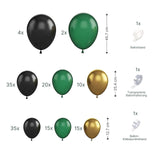 136er Set Luftballons Ballongirlande Party-Luftballons Ballonbogen Geburtstagsballons