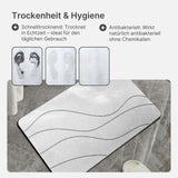 Kieselgur-Matte Stein-Badematte Diatomit-Fussmatte Badvorleger fürs Badezimmer