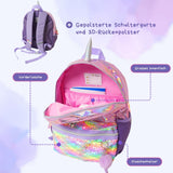 Einhorn-Rucksack Kinderrucksack Kindergartenrucksack Glitzer-Rucksack