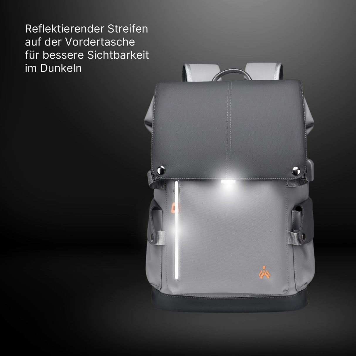 Business-Rucksack Laptop-Rucksack Tagesrucksack USB-Ladeanschluss-Rucksack