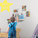 Mond & Sterne-Holzregal für Toniebox und Toniefiguren Spielzeug-Organizer Wandregal