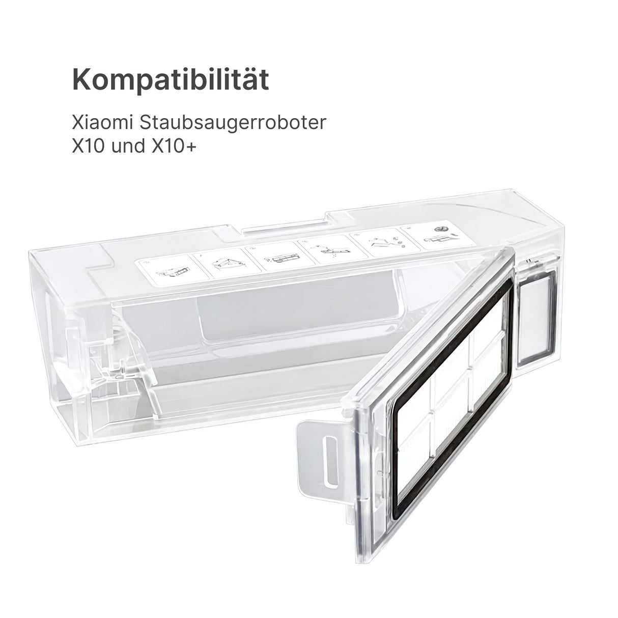 Alternative Staubbox mit HEPA-Filter zu Xiaomi X10 X10+