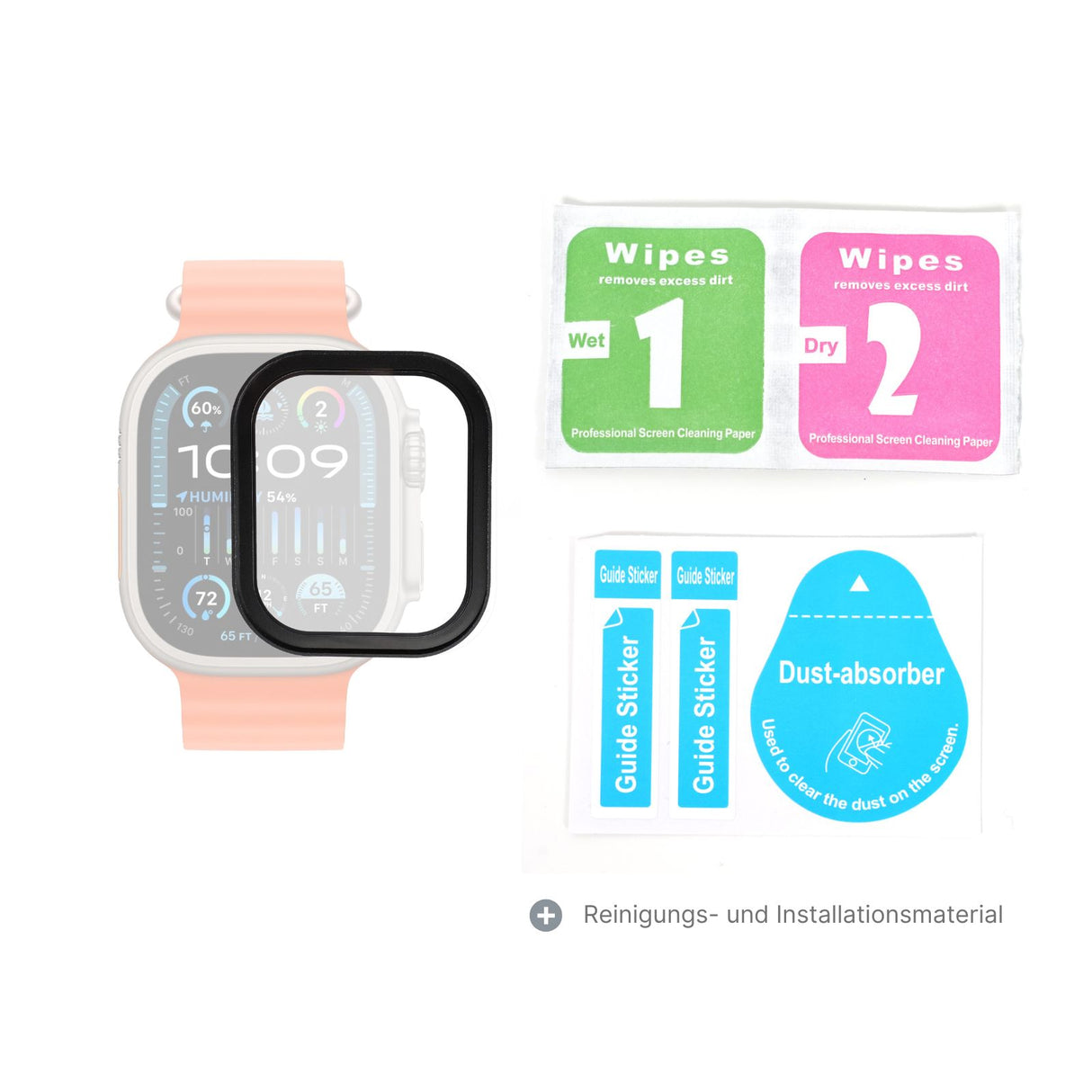 Displayschutzfolie Schutzglas Displayabdeckung für Apple Watch Ultra 2 49mm