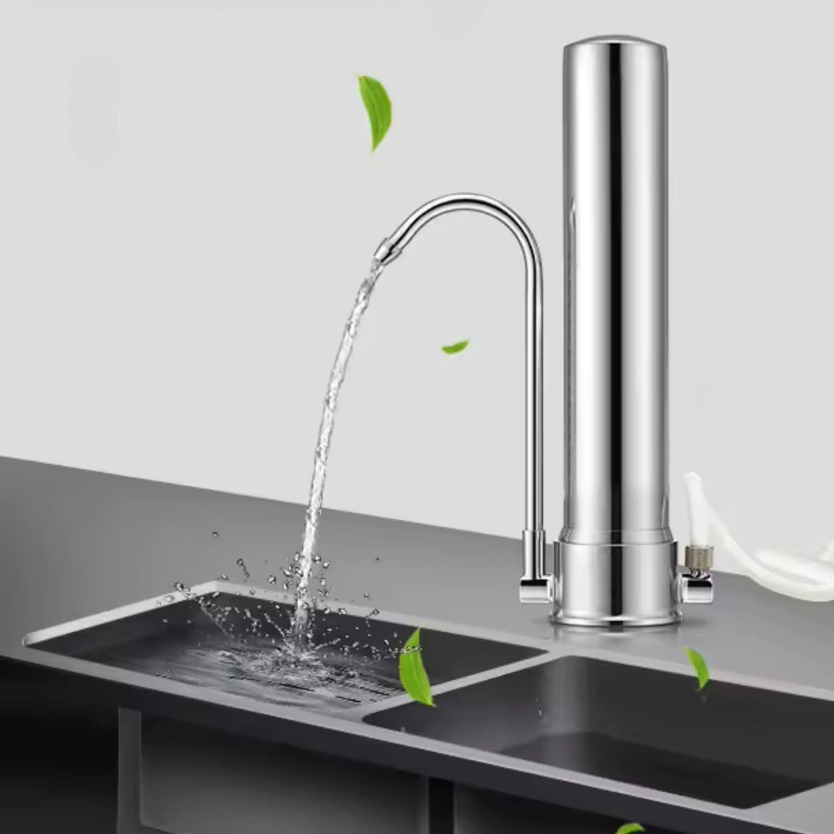 Stand-Wasserfilter Counter Top-Wasserfilter mit Aktivkohle-Filterkartusche