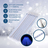 Meteor-Lichter 2.8m LED Weihnachtslichter Girlande Wassertropfen Eiszapfen