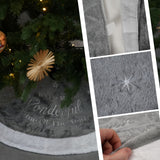 Christbaum-Decke Weihnachtsbaum-Teppich Tannenbaum-Rock Weihnachtsbaummatte Baumrock