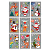 Kinderzimmer Fenstersticker Weihnachtsaufkleber Merry Christmas DIY Deko Glasfenster