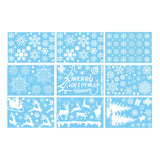 Festliche Motive Weihnachtssticker Fensterbilder klebbar Weihnachtsaufkleber
