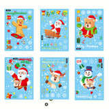 Fensterbilder Weihnachtsaufkleber für Fenster Weihnachtssticker Merry Christmas