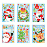 Fensterbilder klebbar Merry Christmas Weihnachtssticker für Kinderfenster Weihnachtsaufkleber