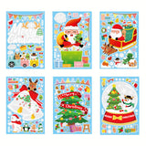 Fensterbilder klebbar Merry Christmas Weihnachtssticker Weihnachtsaufkleber Fenster