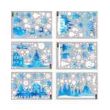 Weihnachtsaufkleber Merry Christmas Weihnachtssticker Fensterbilder