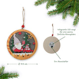 LED-Holzdeko Weihnachtsbaum-Anhänger Weihnachtsschmuck Weihnachtsdekoration