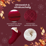 Hausschuhe Gr. 35-38 Wintersocken Kuschelsocken Fuzzy-Socken Pantoffeln