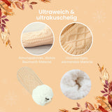 Fuzzy-Socken Gr. 39-42 Hausschuhe Wintersocken Kuschelsocken Pantoffeln