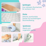 Baby-Spielmatte Spieldecke Krabbeldecke mit Spielbogen Activity Decke